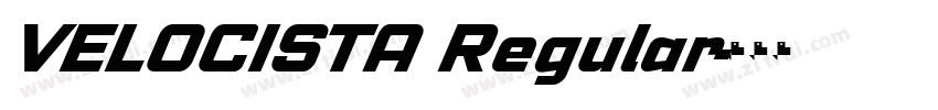 VELOCISTA Regular字体转换